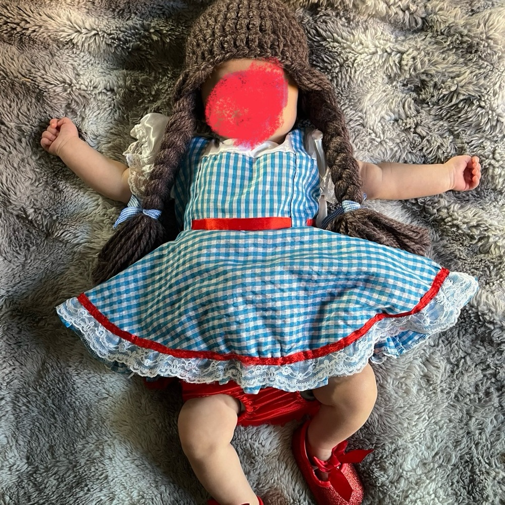 3-6 month old Wizard of Oz Dorothy Costume